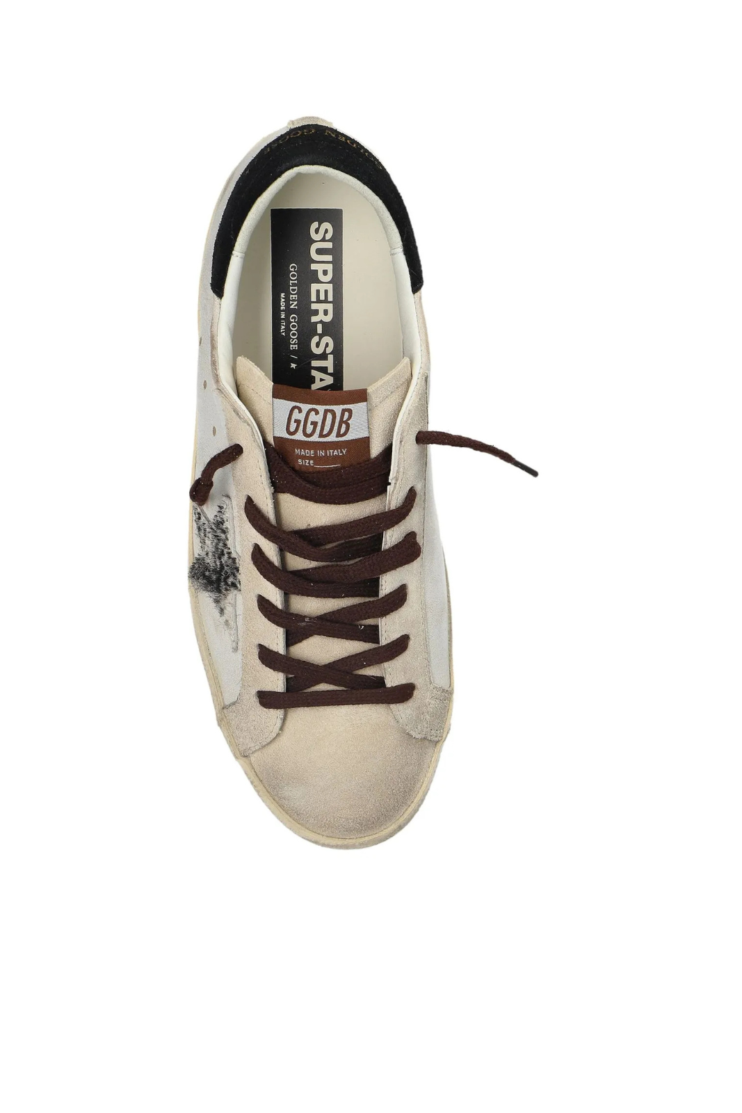 Golden Goose Super Star Suede Toe Tongue And Heel Leather Upper Pois Hor