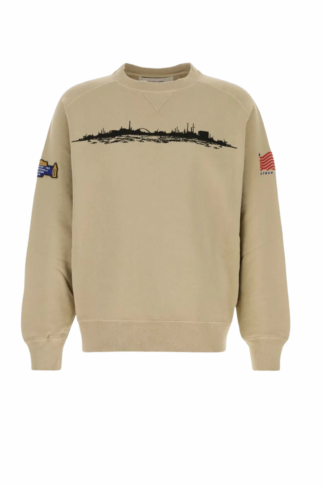 Мъжки кецове Golden Goose Super-Star с велурена звезда и синя лента за ток
