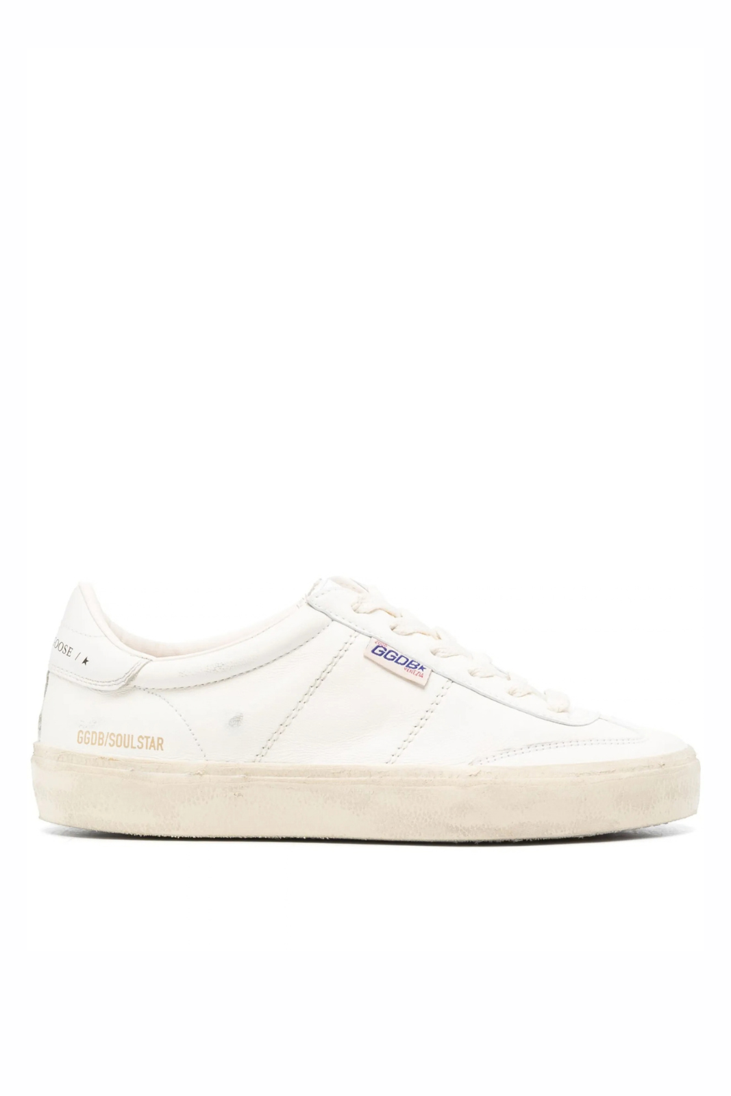 Golden Goose Soul Star Distressed-Effect Sneakers White