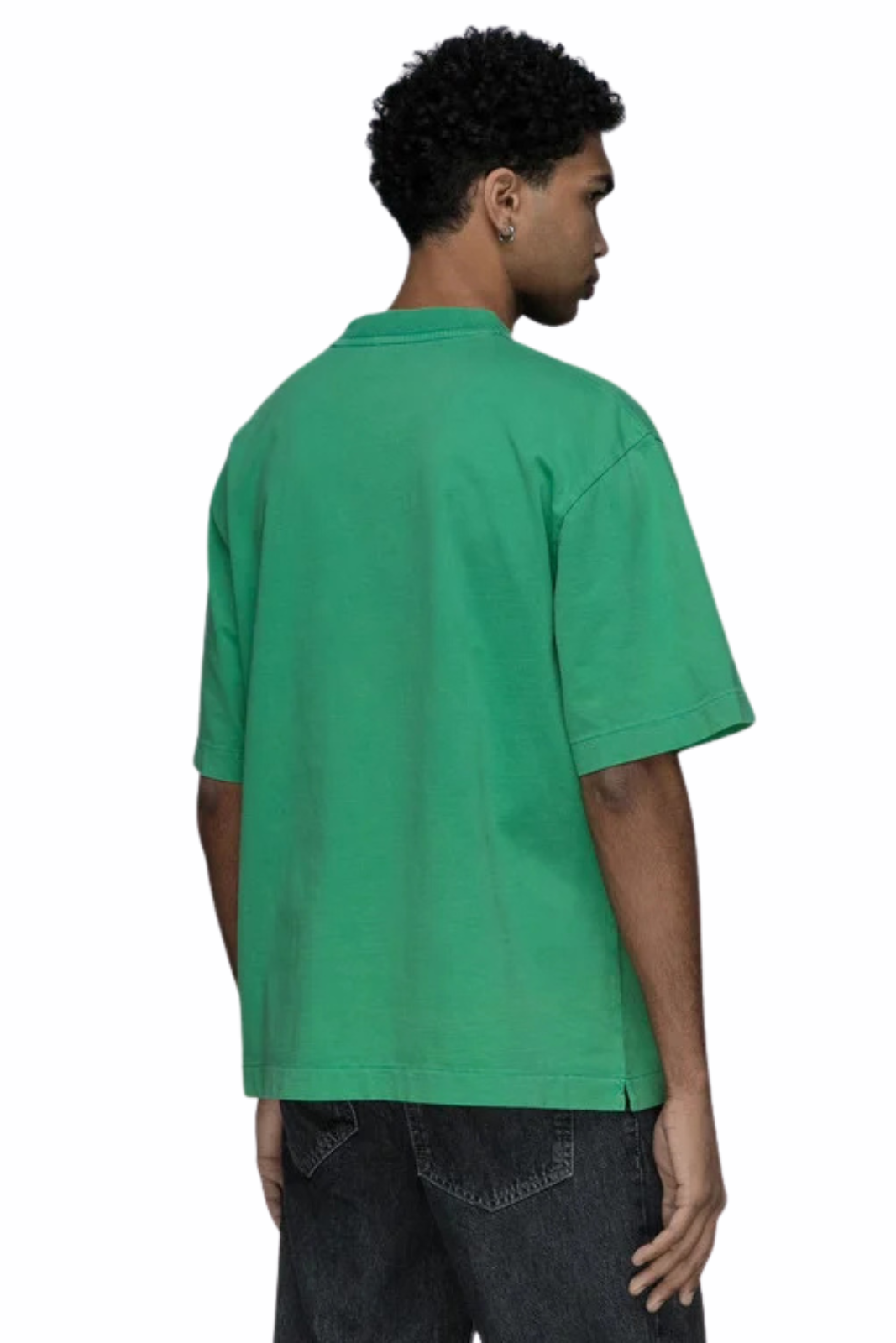 Off-White Logo-Print Cotton Jersey T-Shirt Green