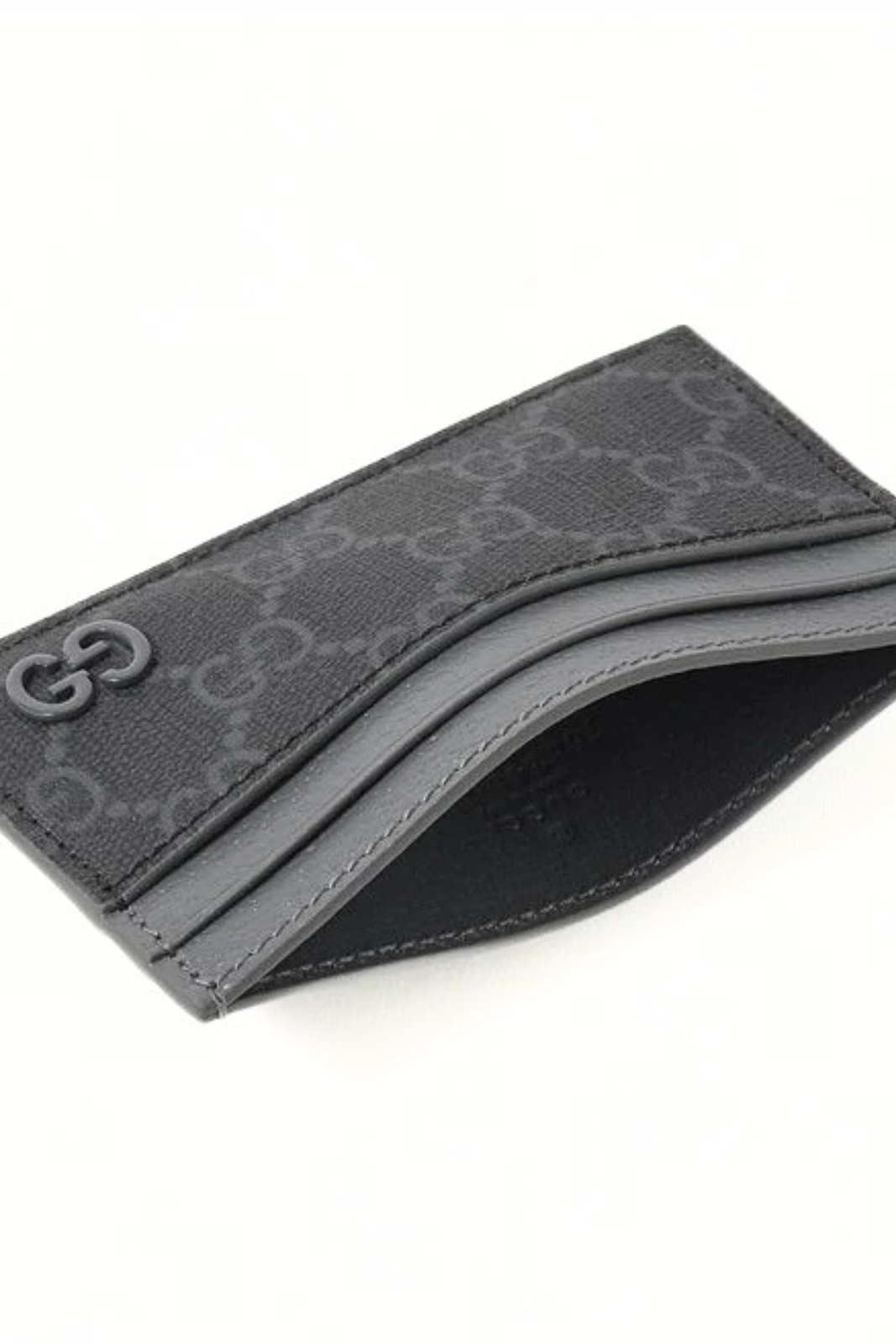 Gucci Grey trim GG card case