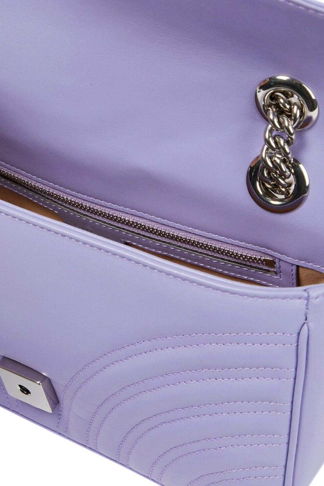 Gucci GG Marmont Small leather shoulder bag Purple