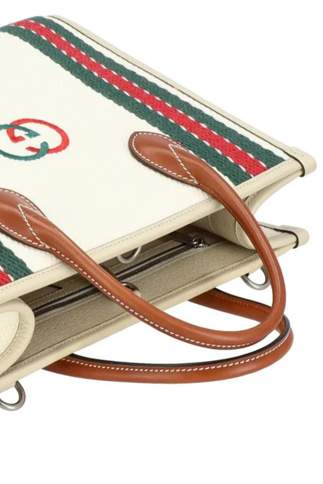 Gucci Interlocking G Canvas 2-Way Tote Bag