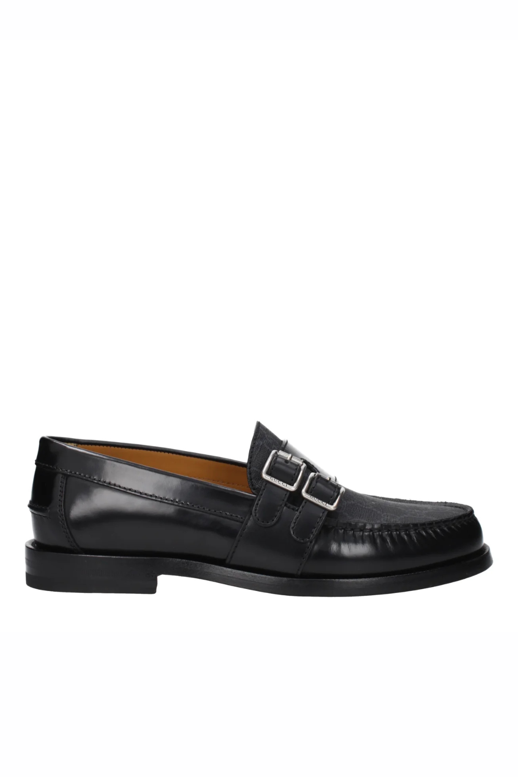 Hermes Job Man Loafers от велурена козя кожа в черно