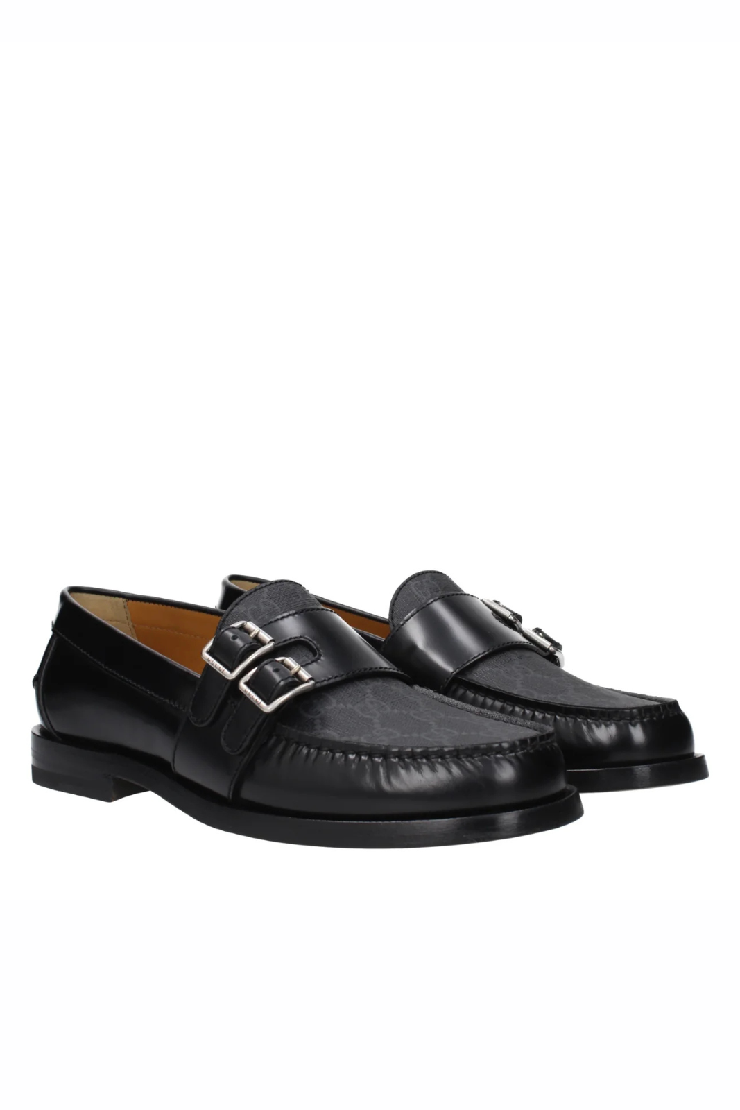 Hermes Job Man Loafers от велурена козя кожа в черно