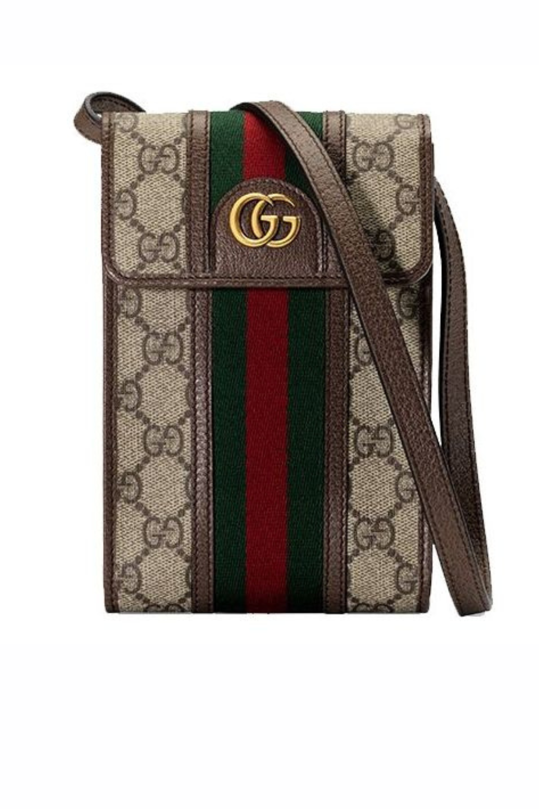 Gucci Ophidia Mini-Sized Single-Shoulder Bag Brown