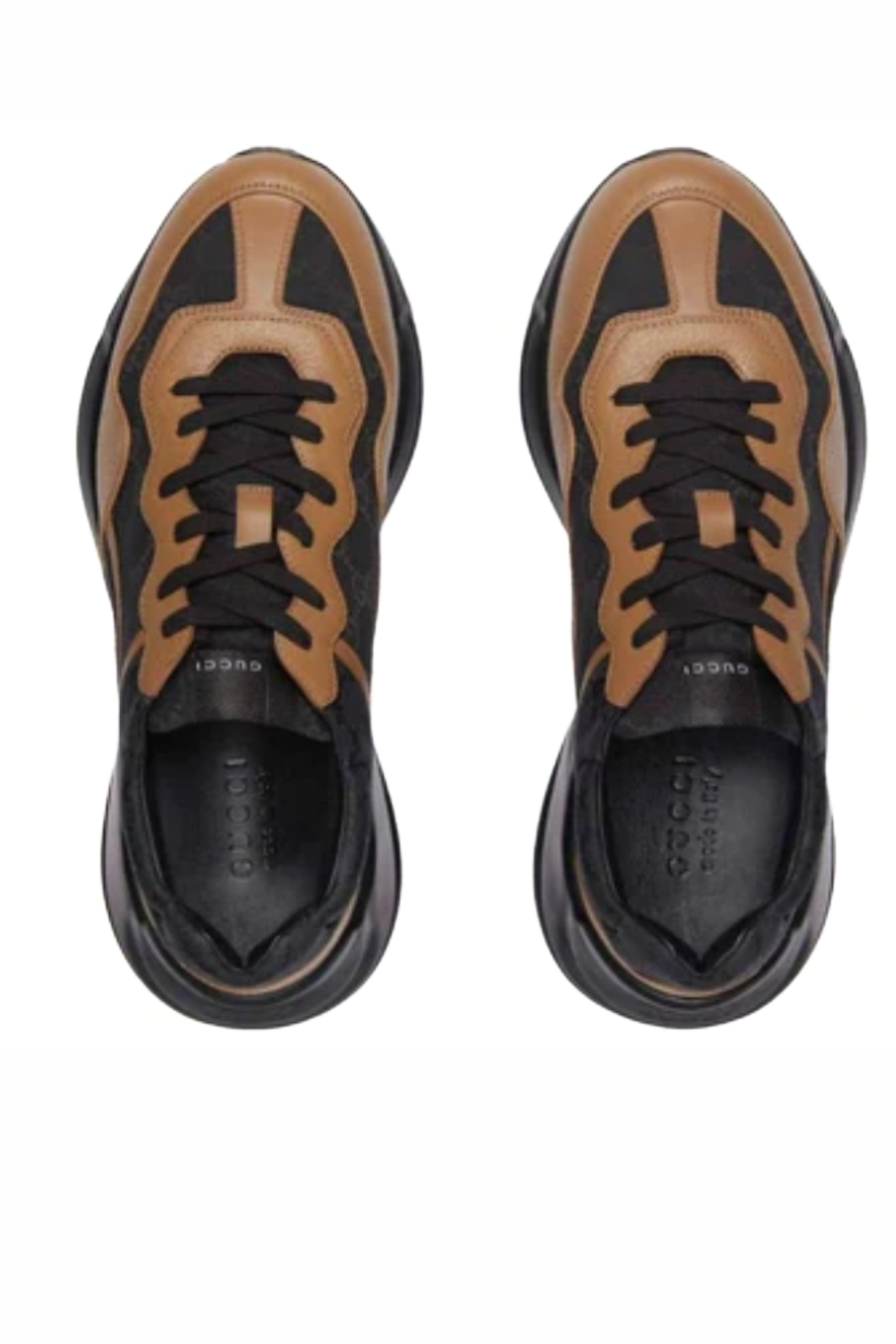 Gucci Rhyton Maxi GG Supreme Black Khaki Beige for men