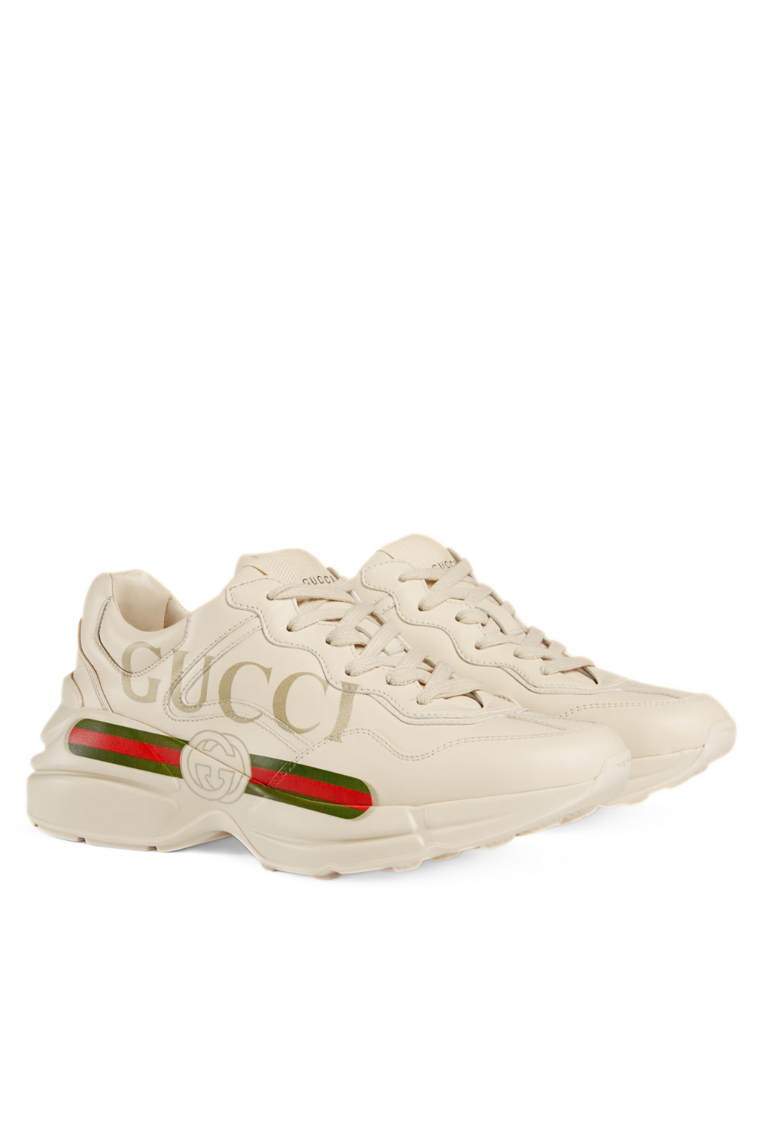 Кецове Gucci Ryhton Vintage Logo Rhyton в кремаво