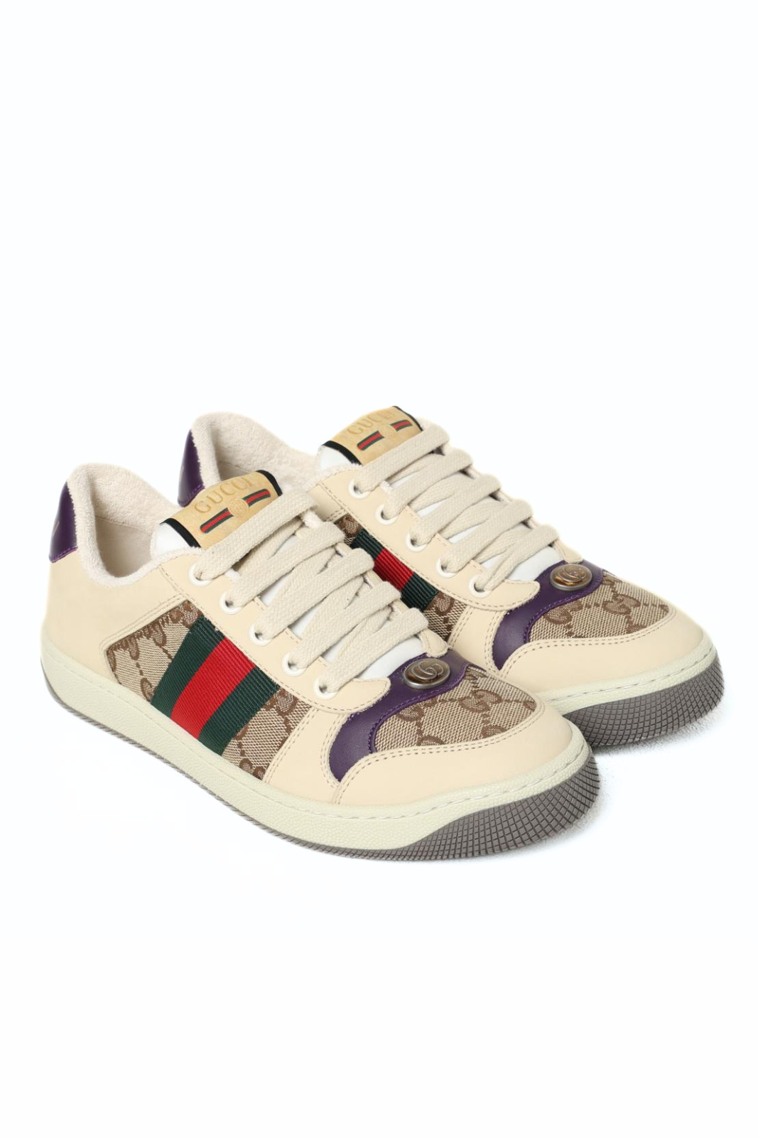Мъжки кецове Gucci GG Re-Web в тъмносиньо