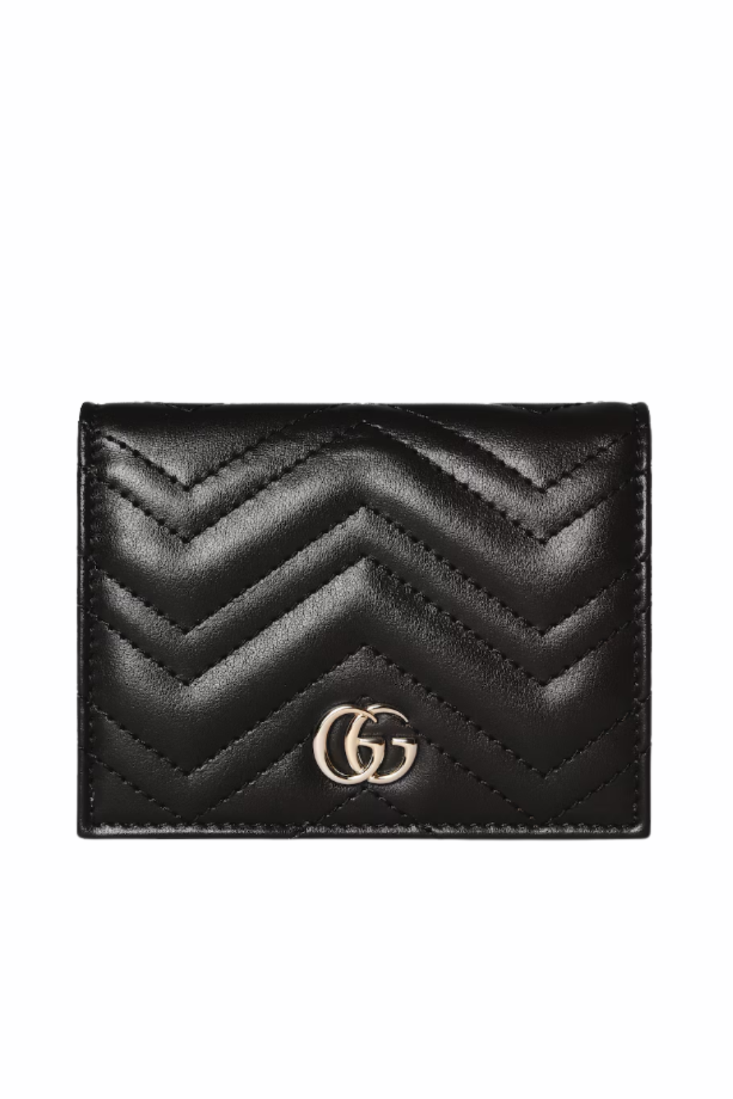 Gucci GG Marmont card case wallet Black
