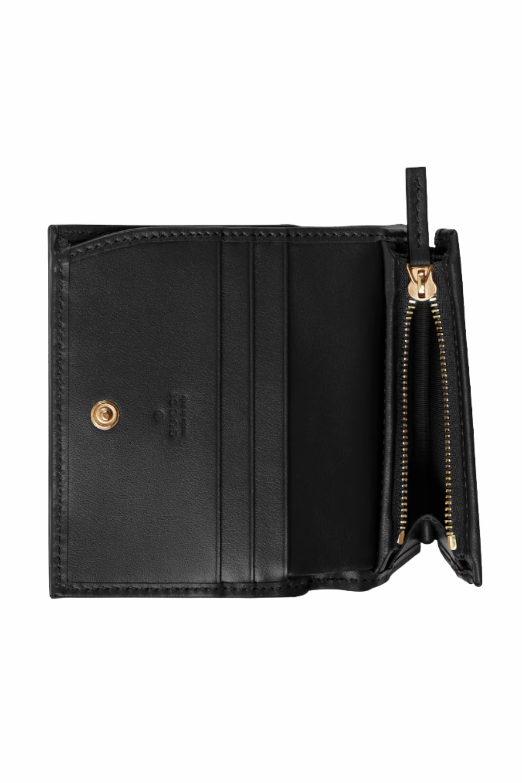 Gucci GG Marmont card case wallet Black