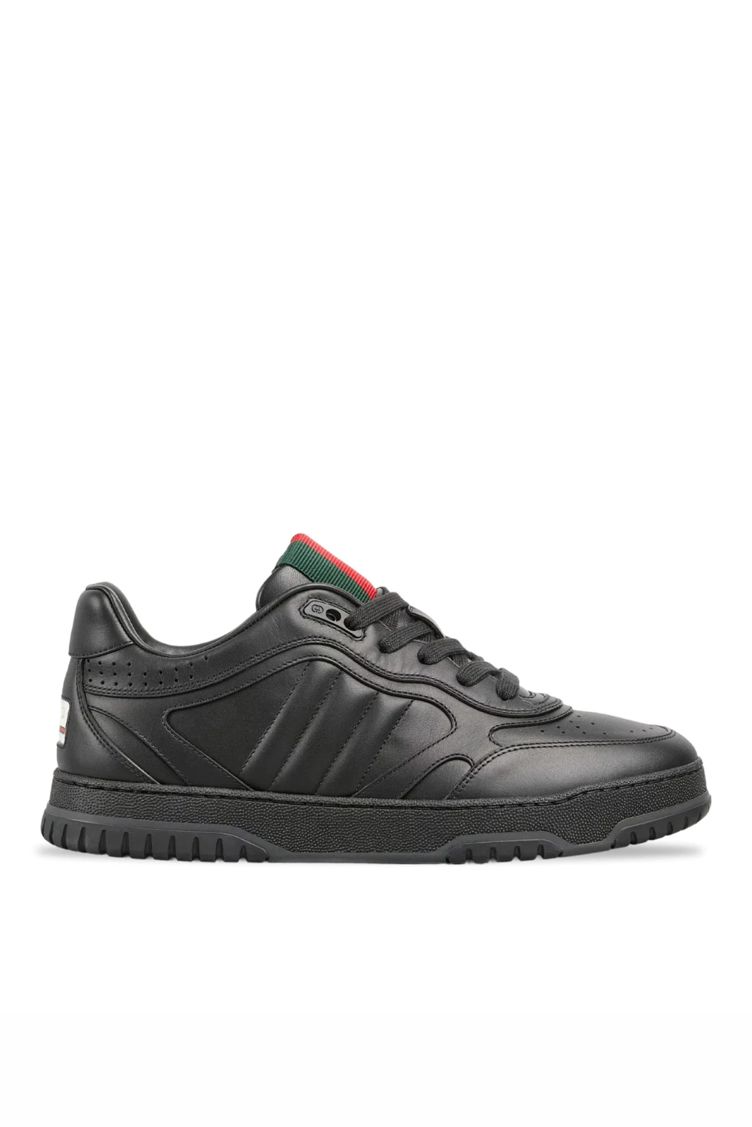 Gucci Sneakers Re-Web Smooth Leather Black
