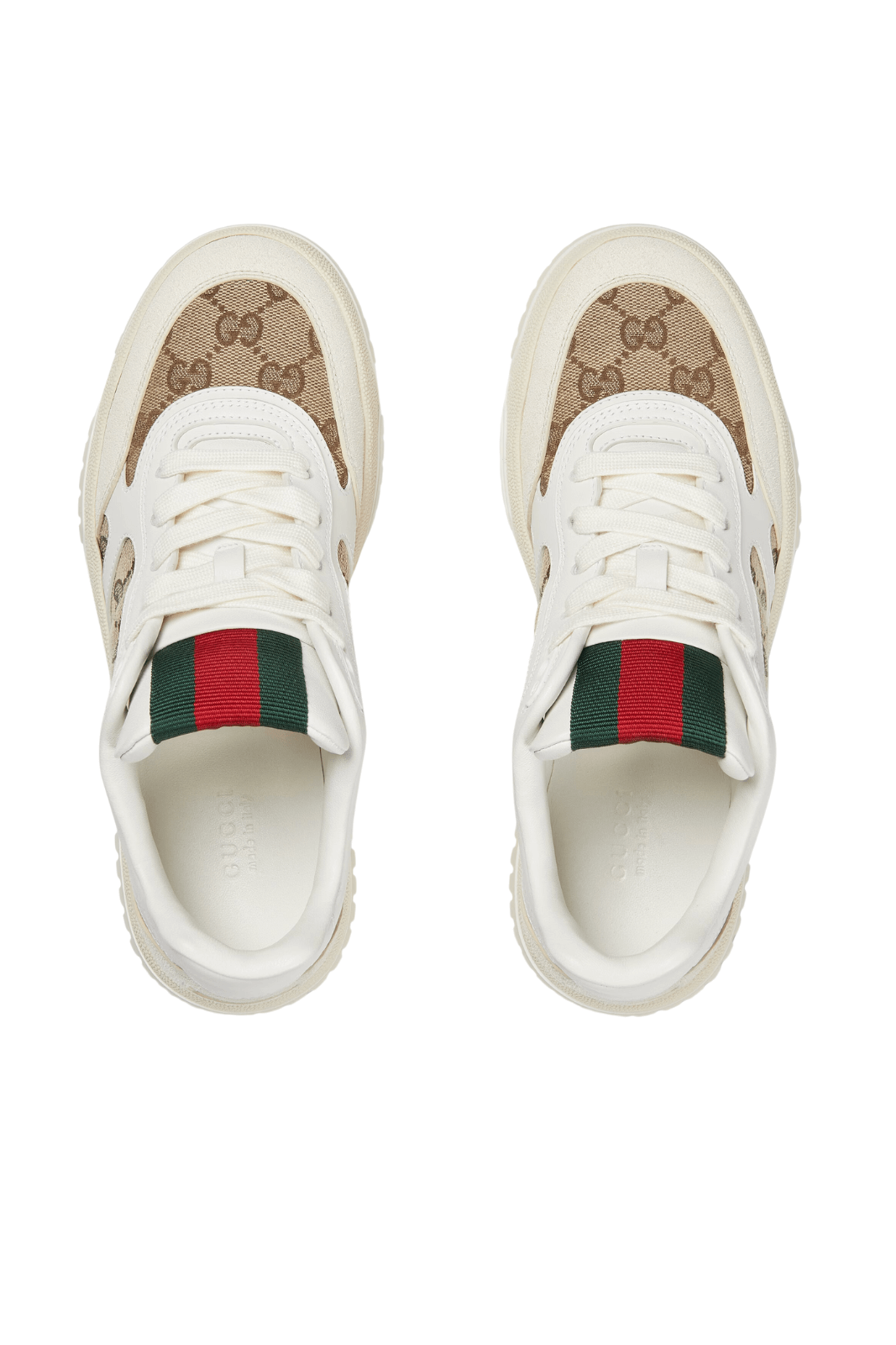 Gucci Re-Web Wmns Sneaker GG Canvas - White Beige