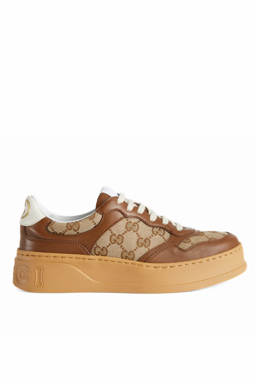 Gucci Women's GG trainer Beige and ebony Orignal GG canvas