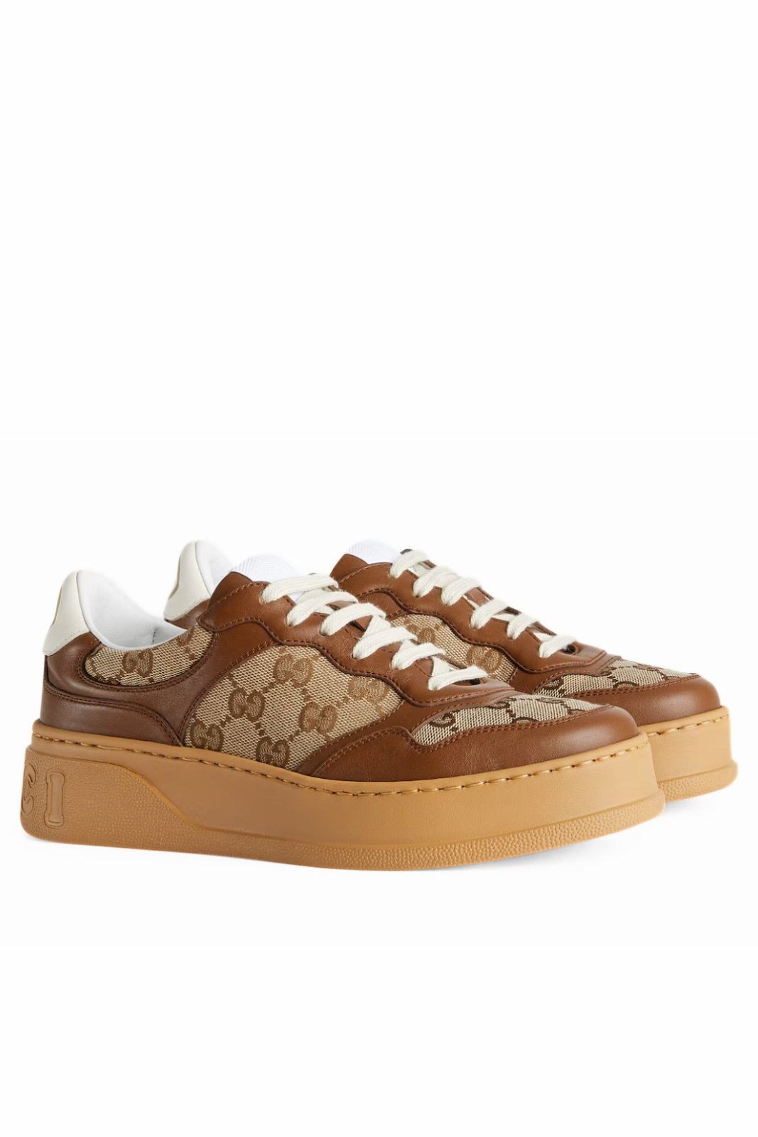 Gucci Women's GG trainer Beige and ebony Orignal GG canvas