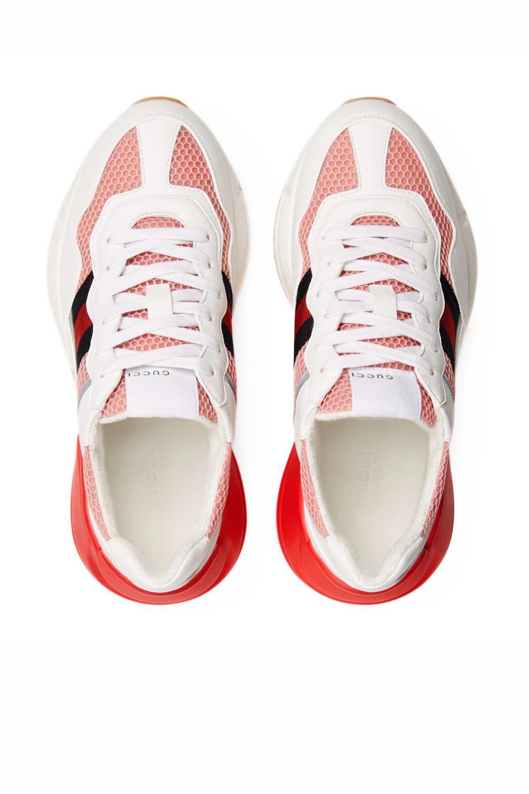Gucci Women's Rhyton sneakers Red White