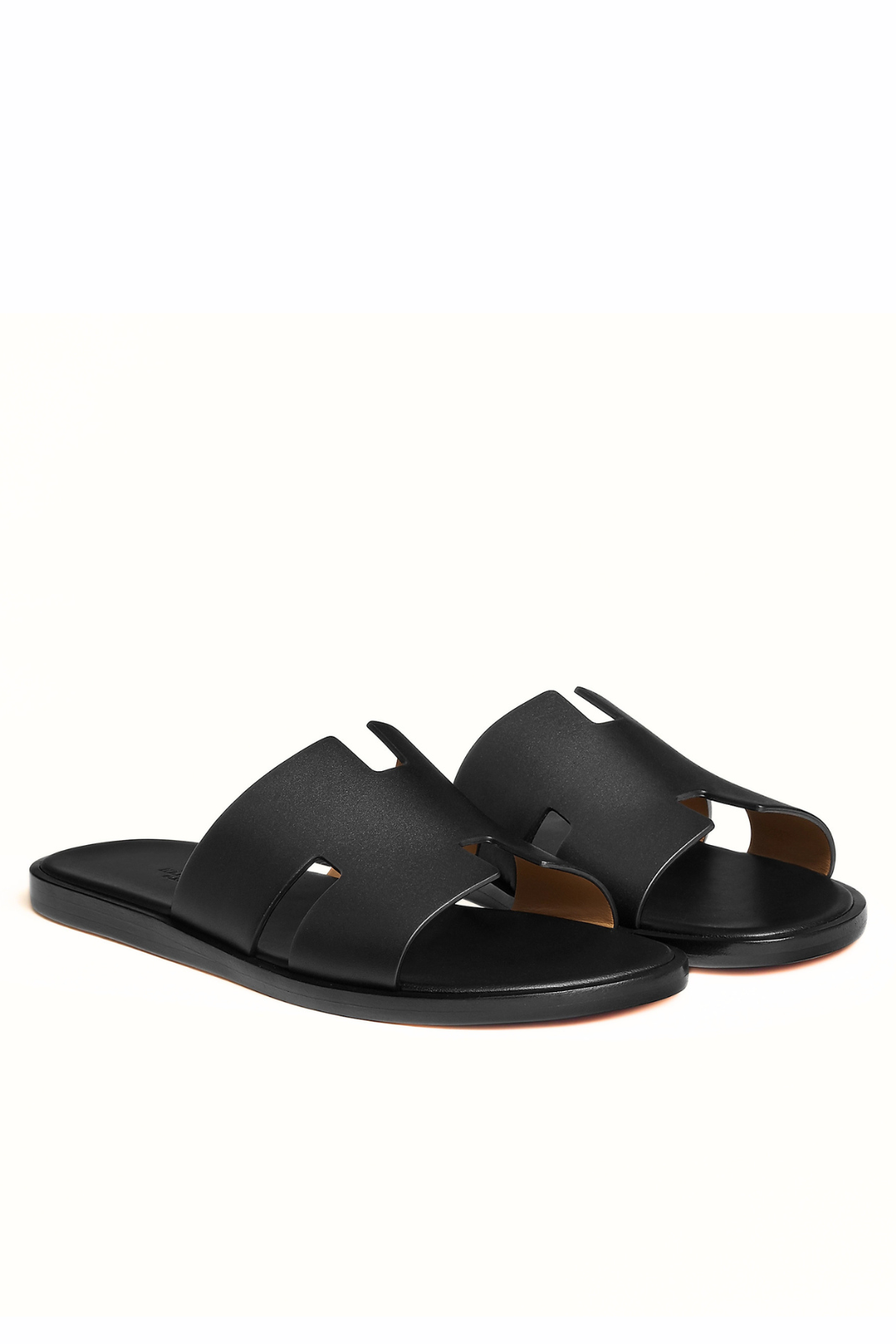 Hermes Izmir Black Men Sandals