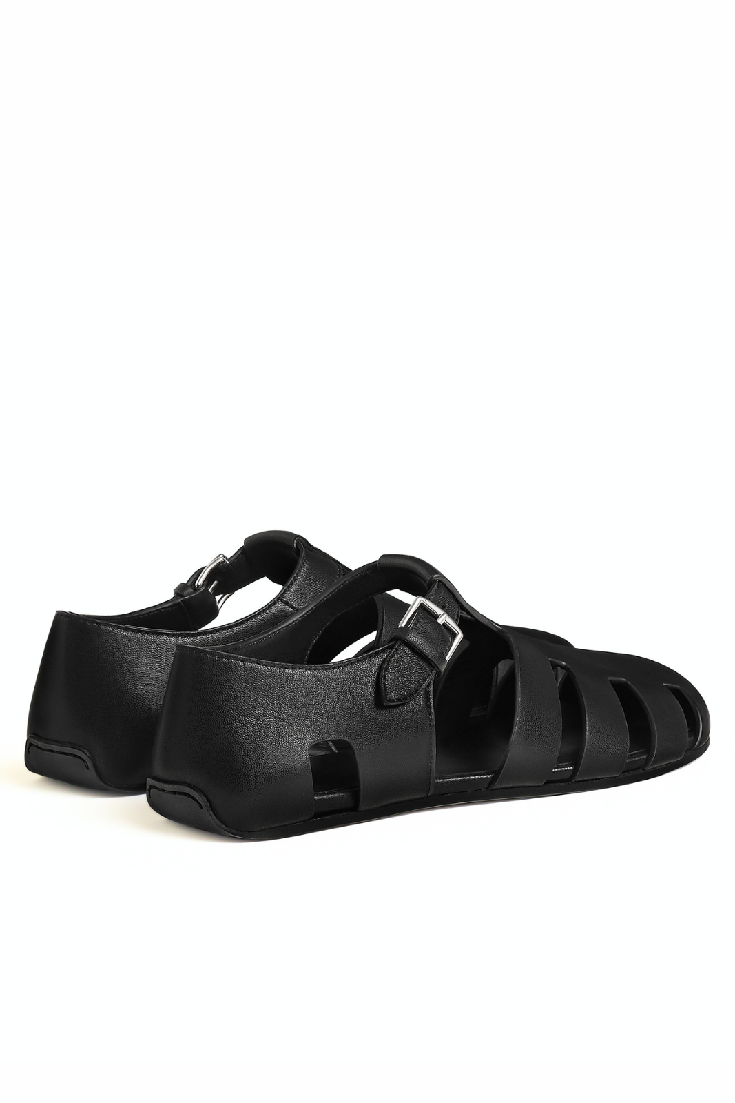 Hermès Motif Man Sandals Black