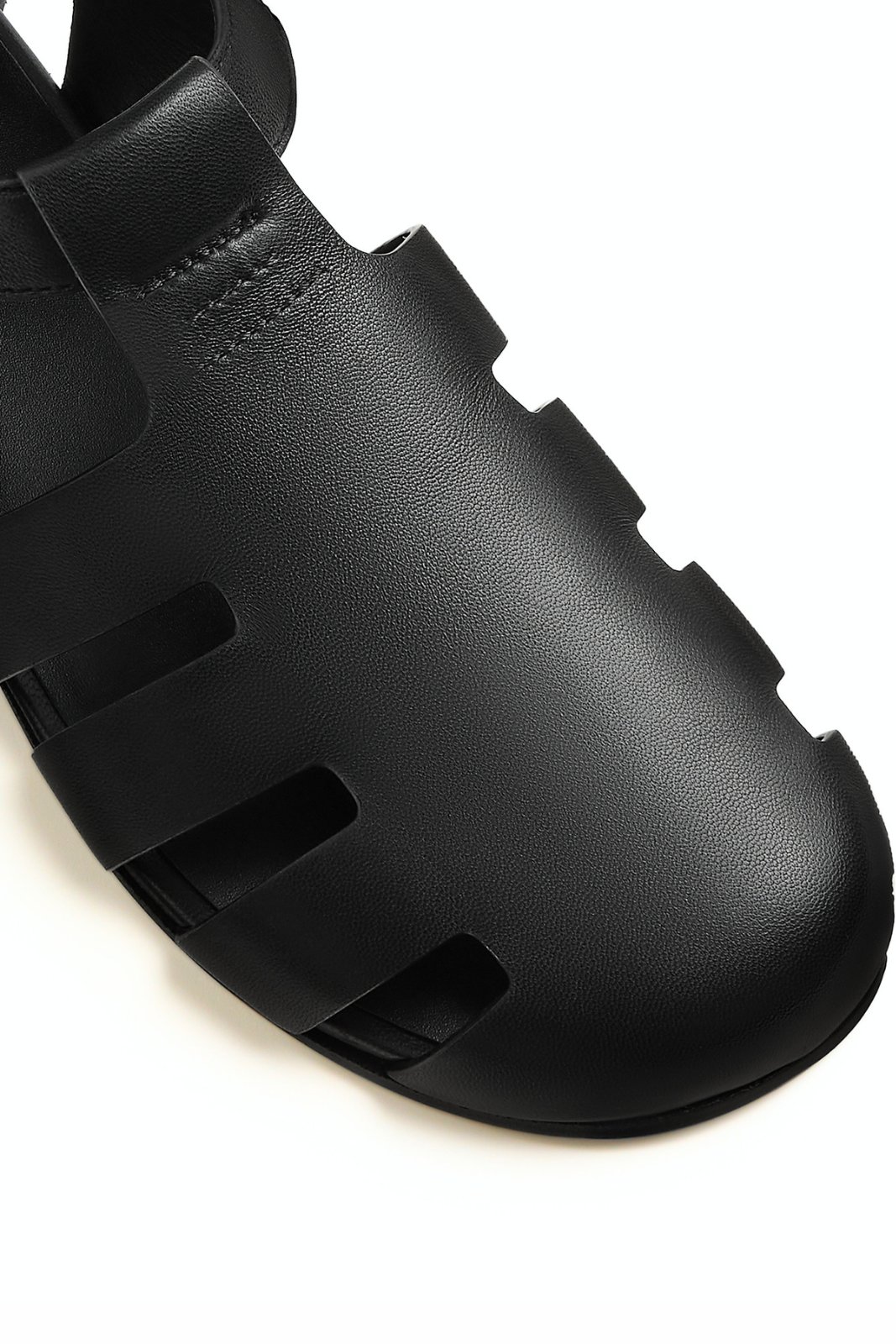 Hermès Motif Man Sandals Black