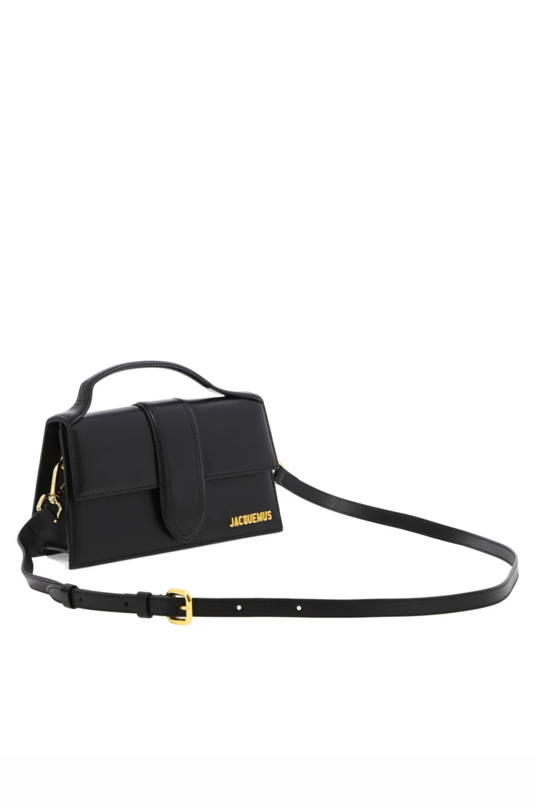 Jacquemus Le Grand Bambino Logo Plaque Small Tote Bag Black