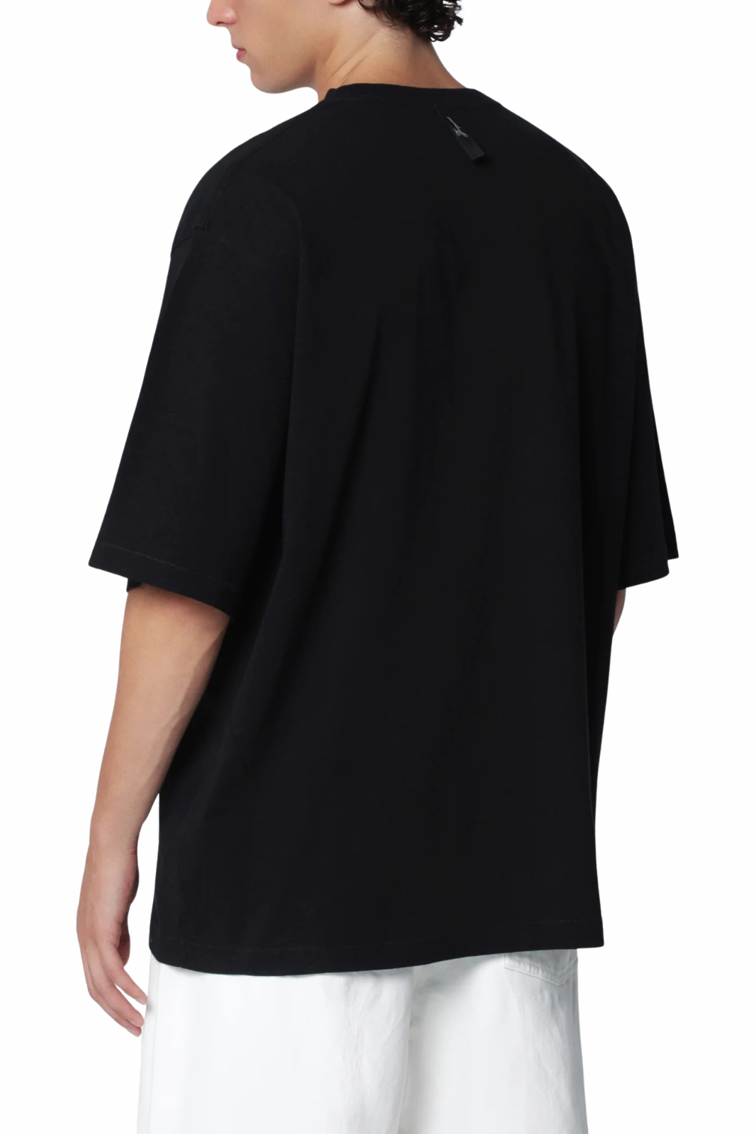Jacquemus Black cotton-blend logo T-shirt