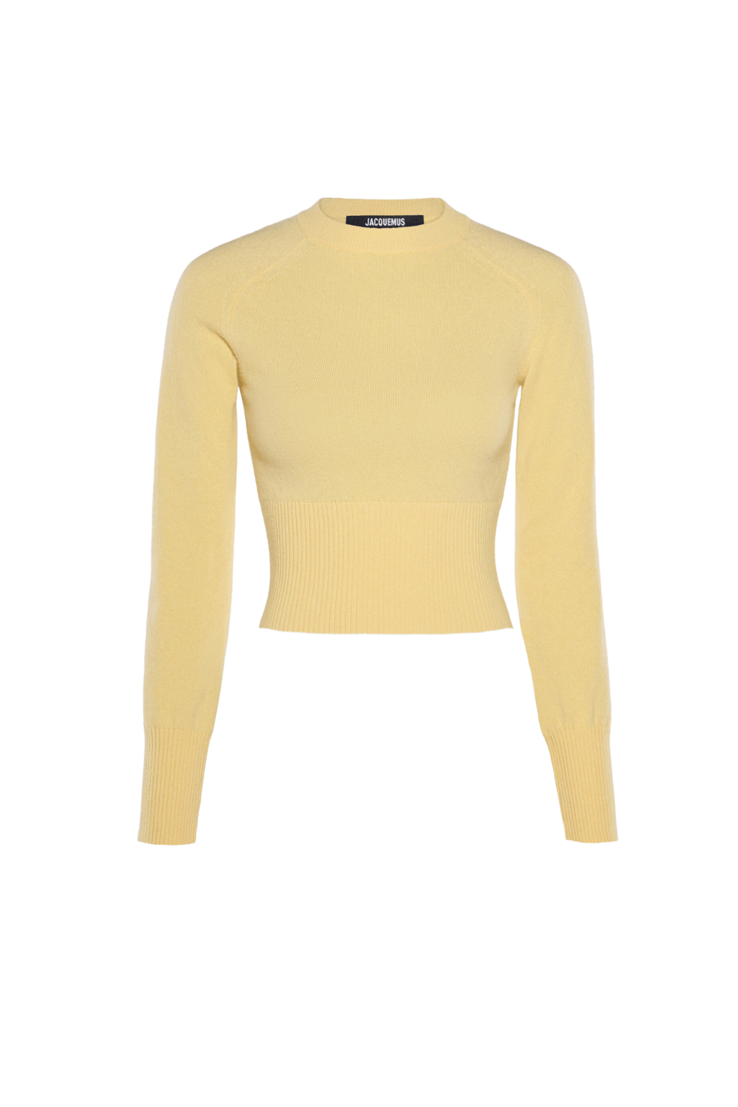 Жълта кашмирена плетка Jacquemus The Soglia