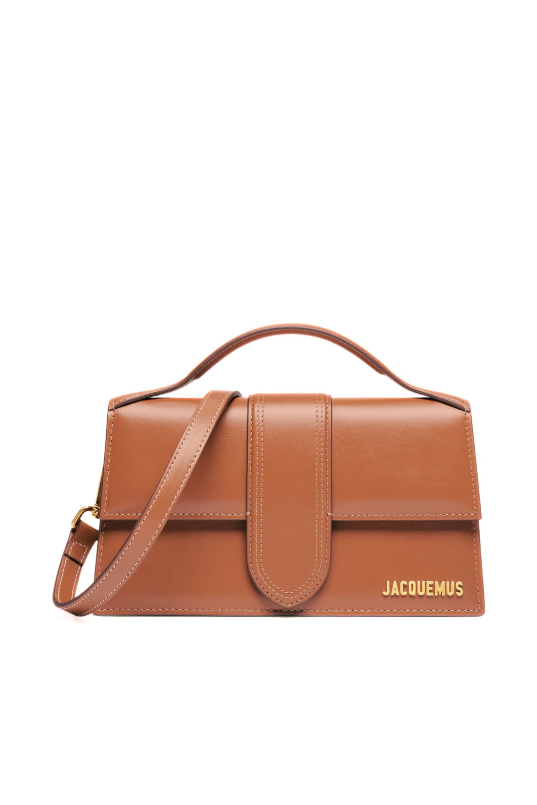 Jacquemus The large Bambino Crossbody flap bag Light Brown