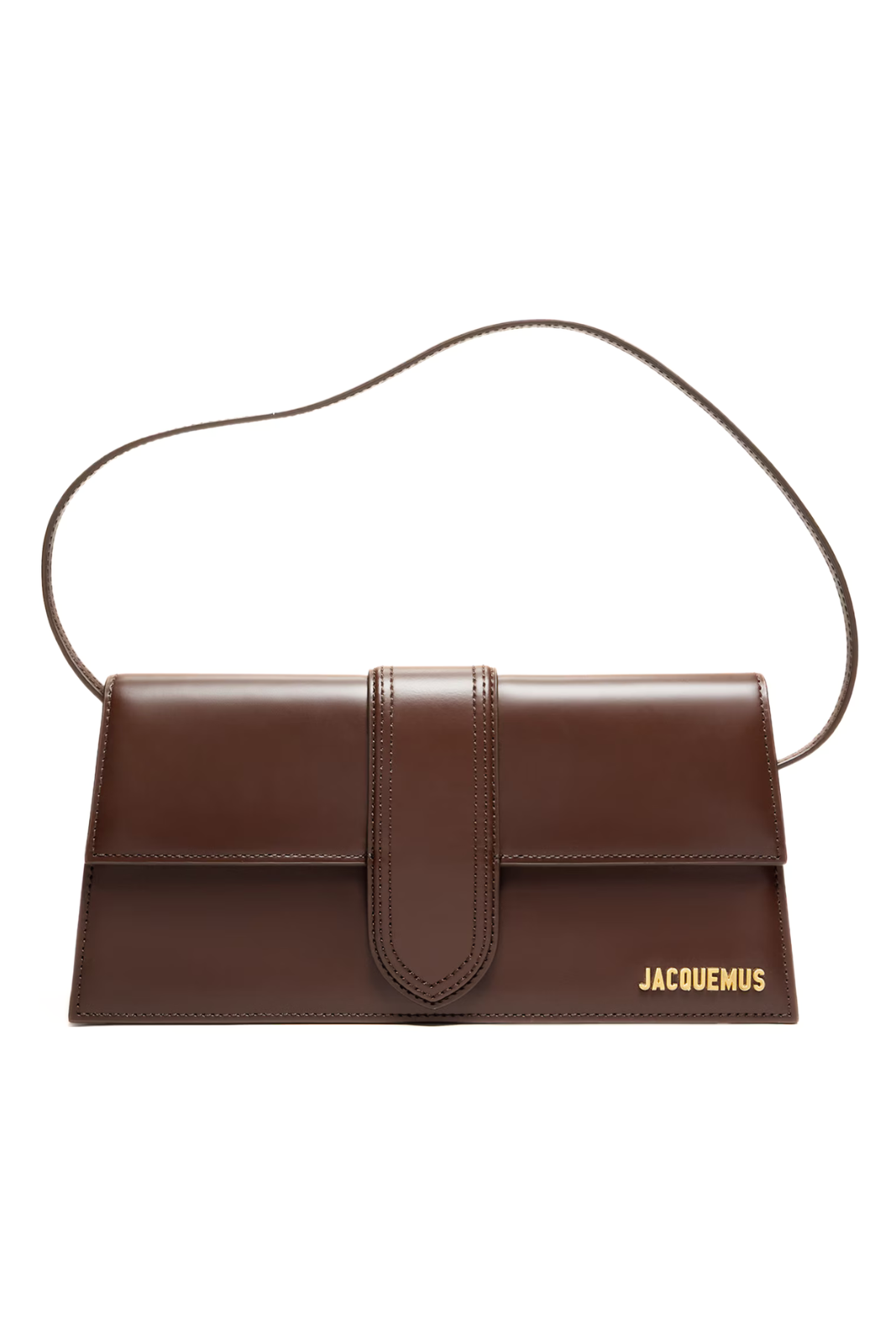 Jacquemus The long Bambino leather Dark Brown