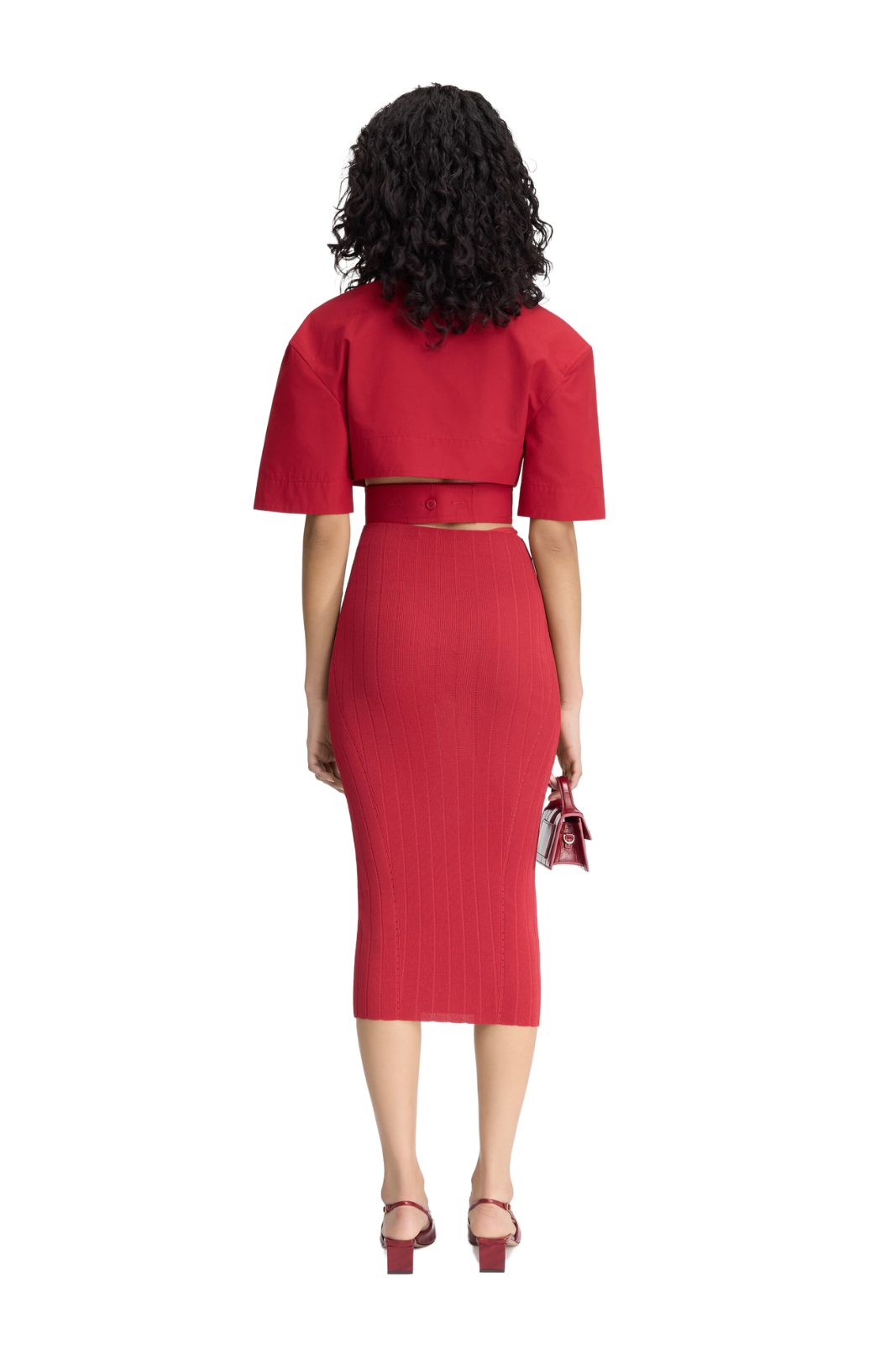 Jacquemus The Pralu Knit midi skirt women