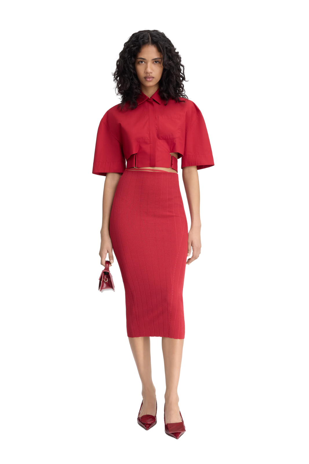 Jacquemus The Pralu Knit midi skirt women