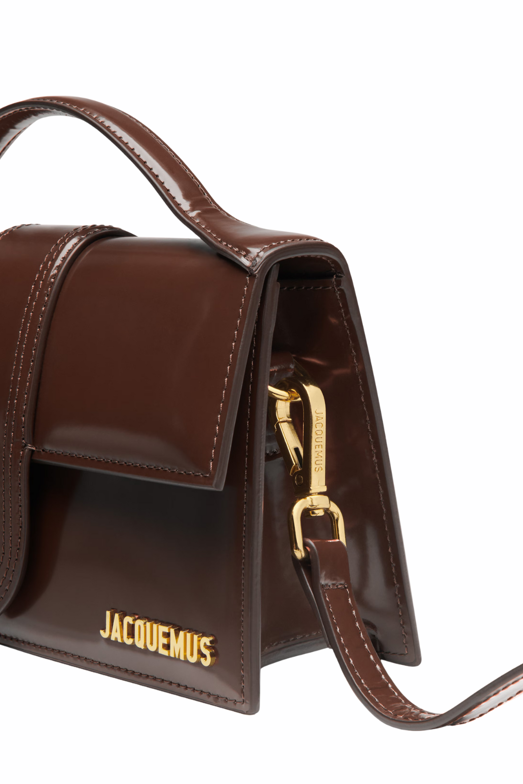 Jacquemus The Big Child Shoulder bag with flap Burgundy