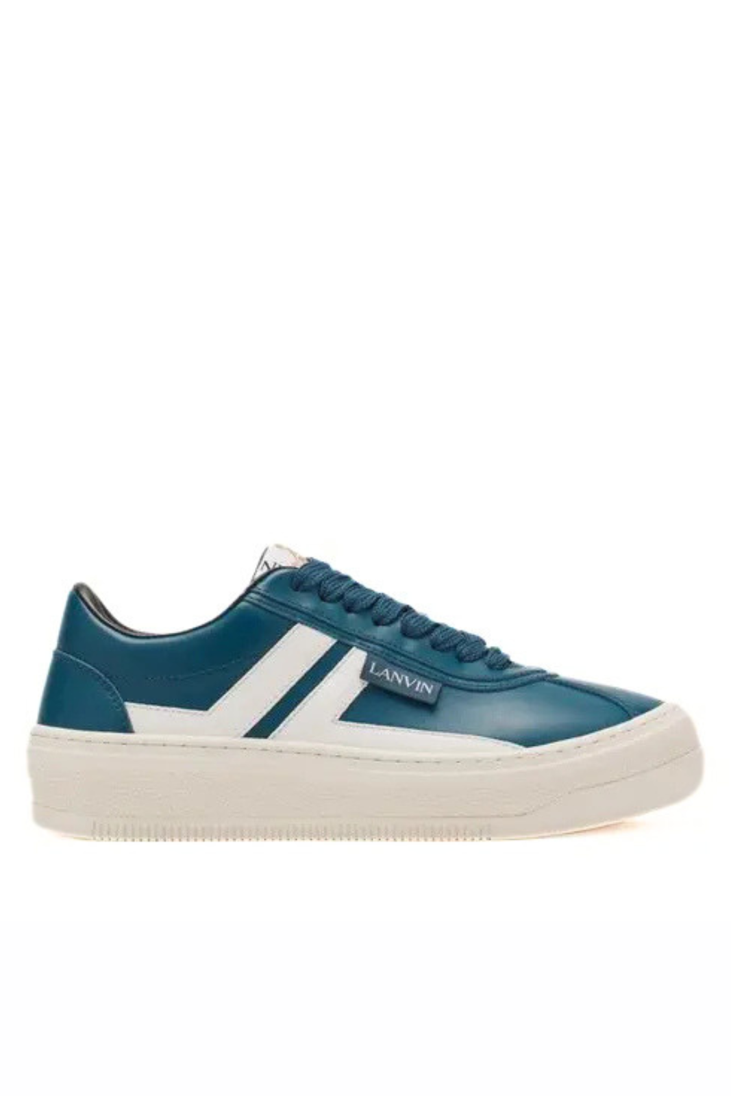 Lanvin cash leather sneakers Blue