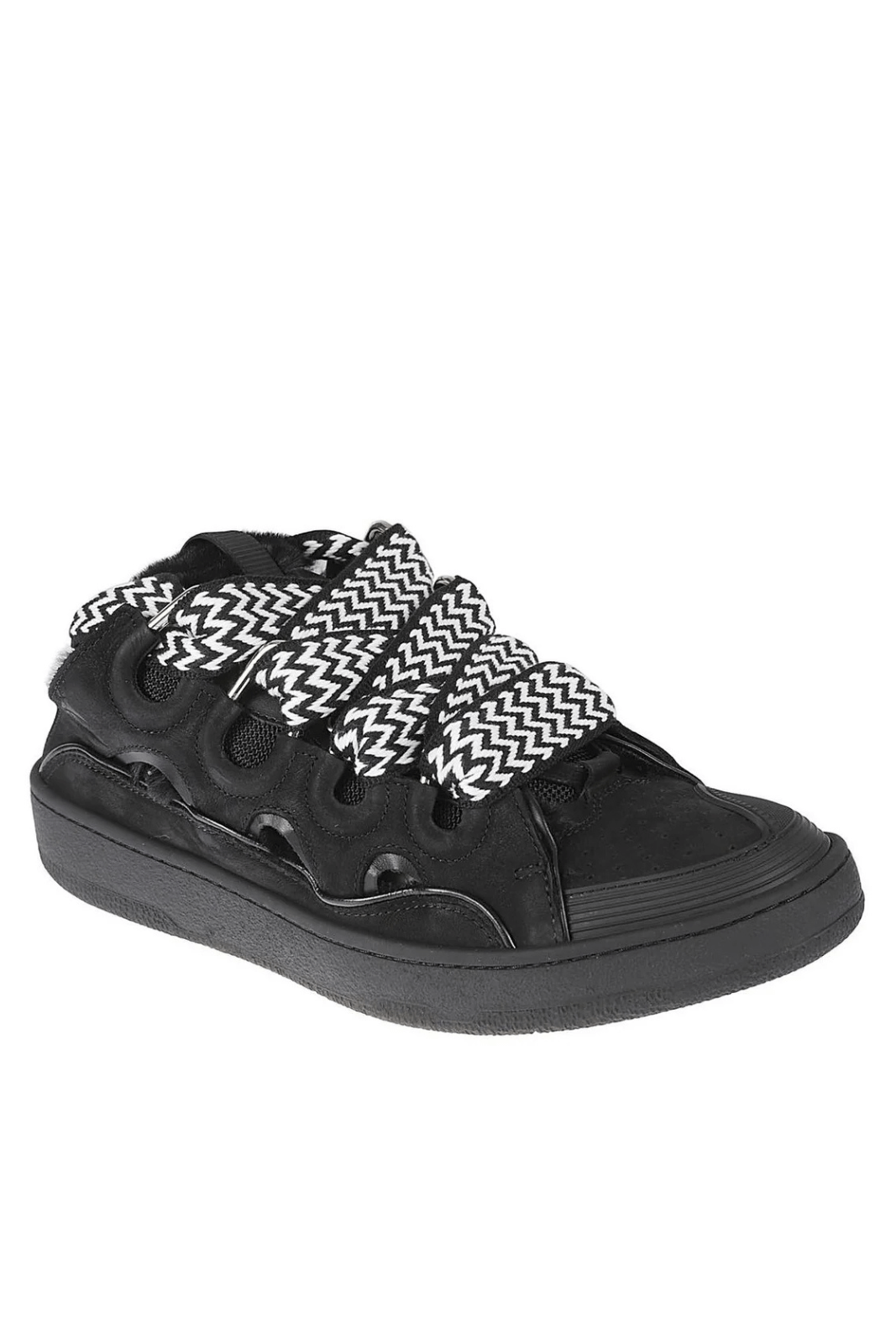 Lanvin Curb Slip-On Lace-Up Sneakers for men
