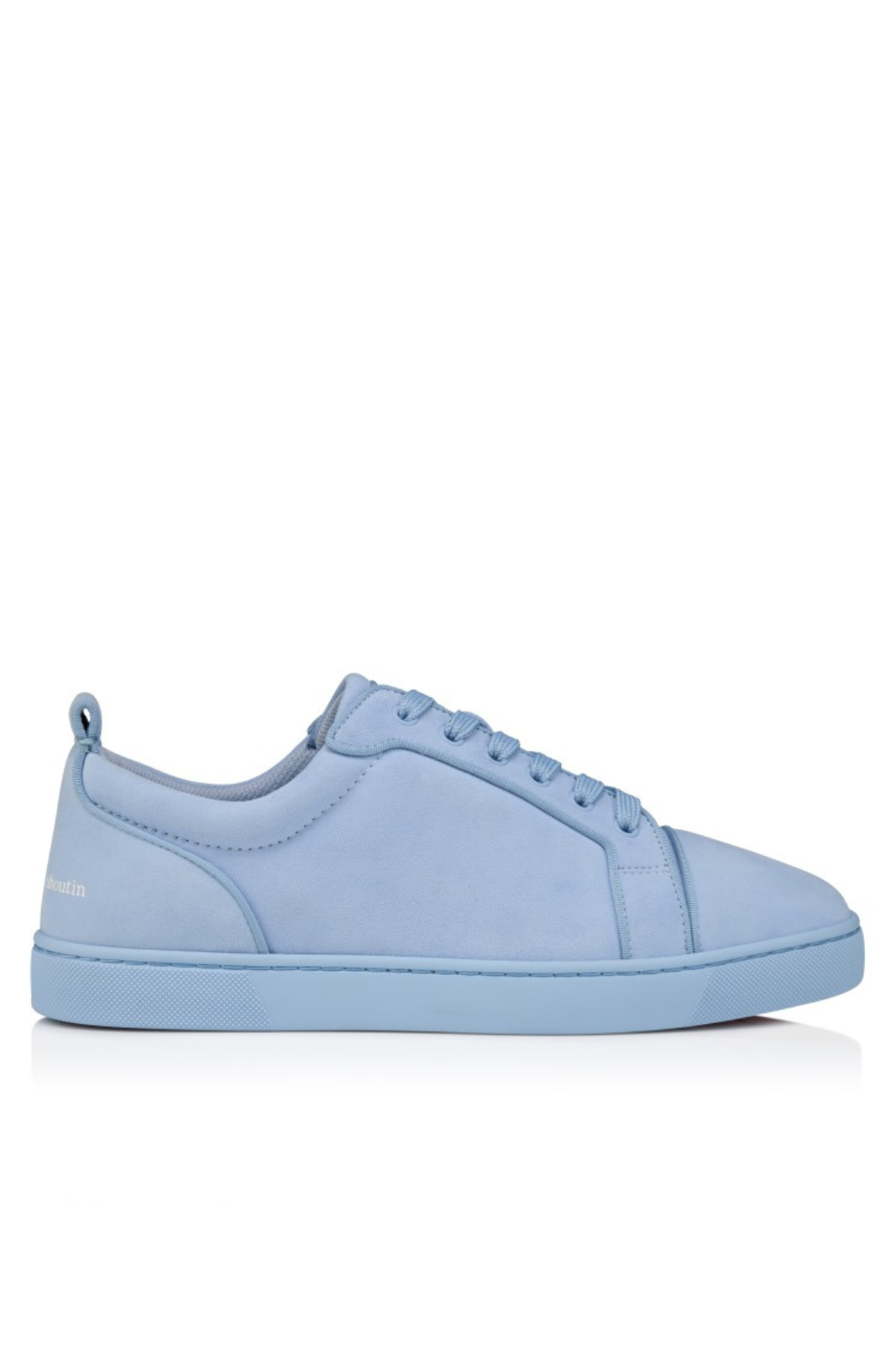 Christian Louboutin Louis Jr Canopy Sneakers Suede Pastel Blue Men