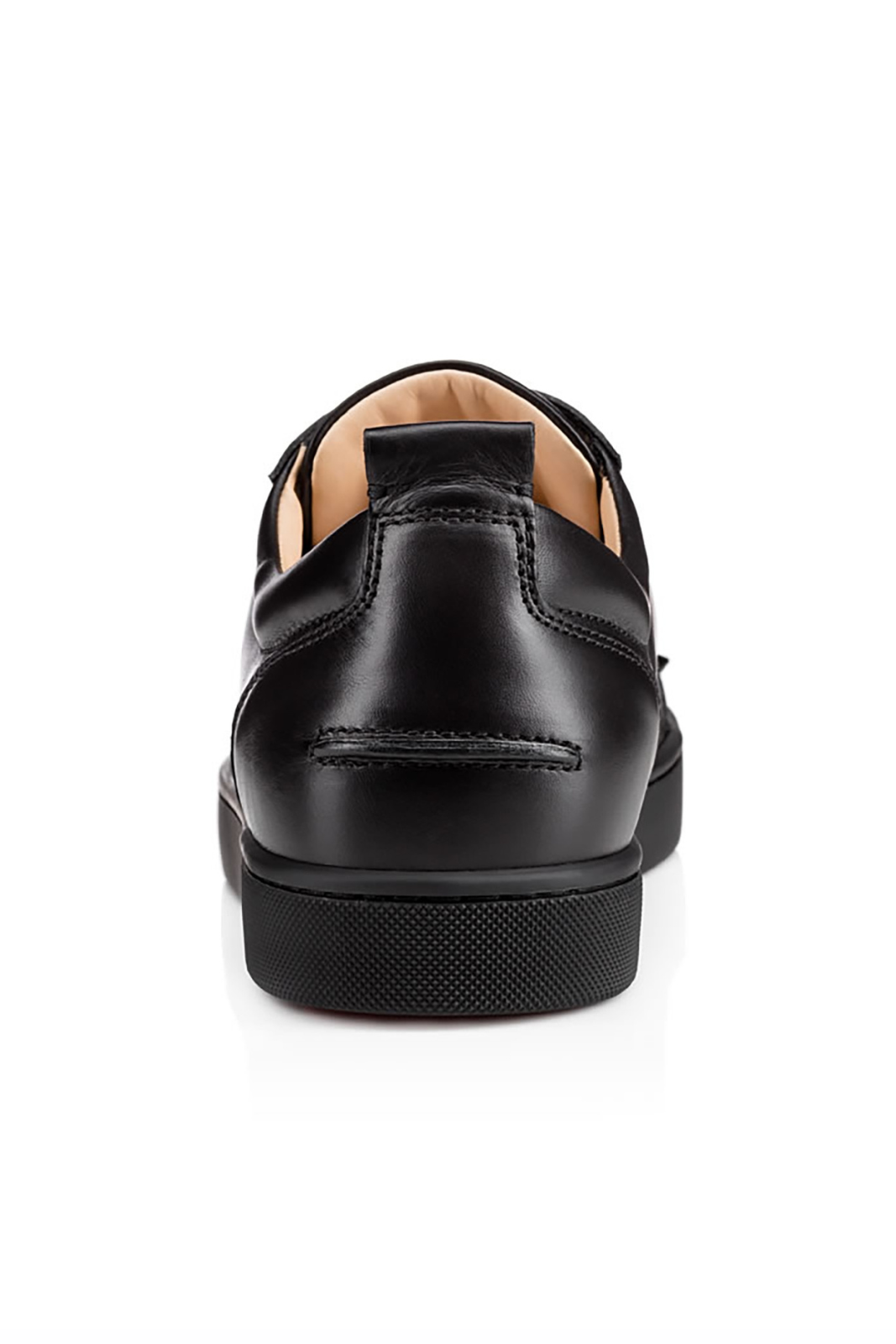 Christian Louboutin Louis Junior Spikes Sneakers Calf leather and spikes Black Men