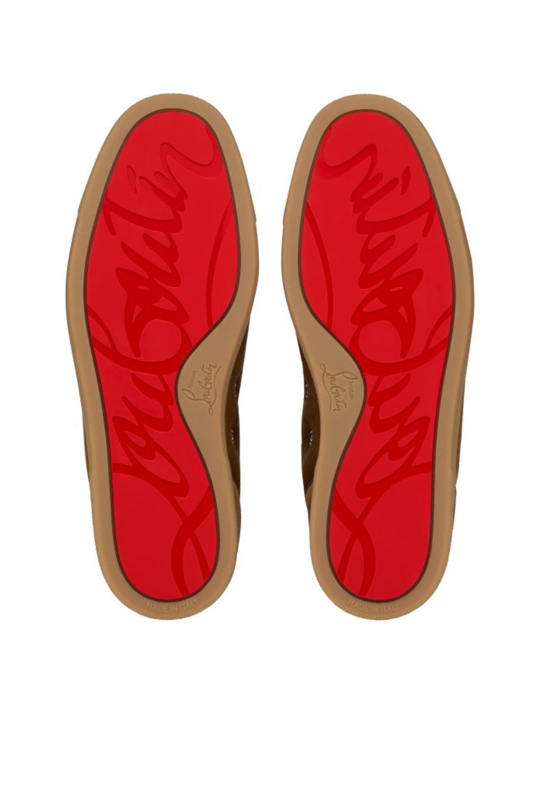 Christian Louboutin Men's Louis Junior Spikes Sneakers Veau velours and spikes Rhea