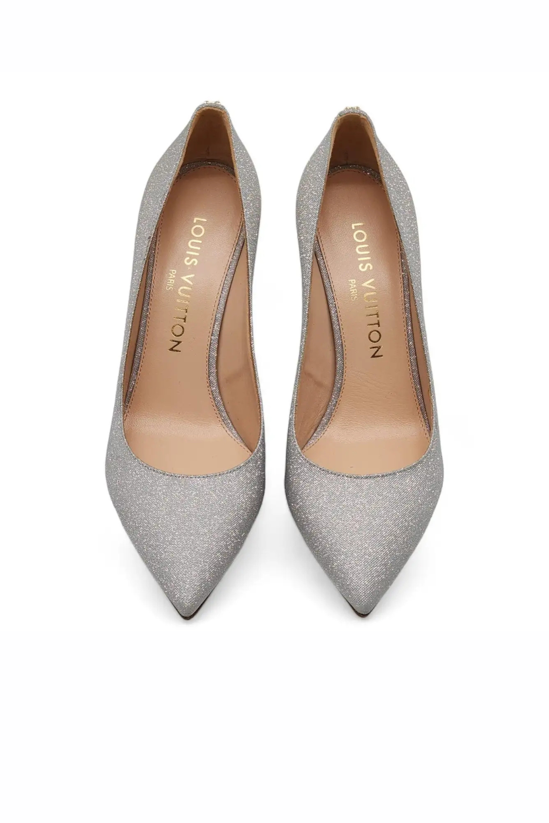 Louis Vuitton Blossom Pumps Glitter in Silver