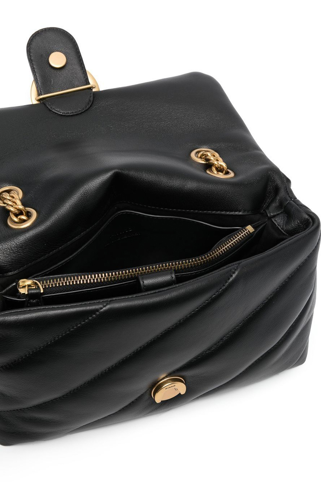 Pinko Love classic puff crossbody bag Black