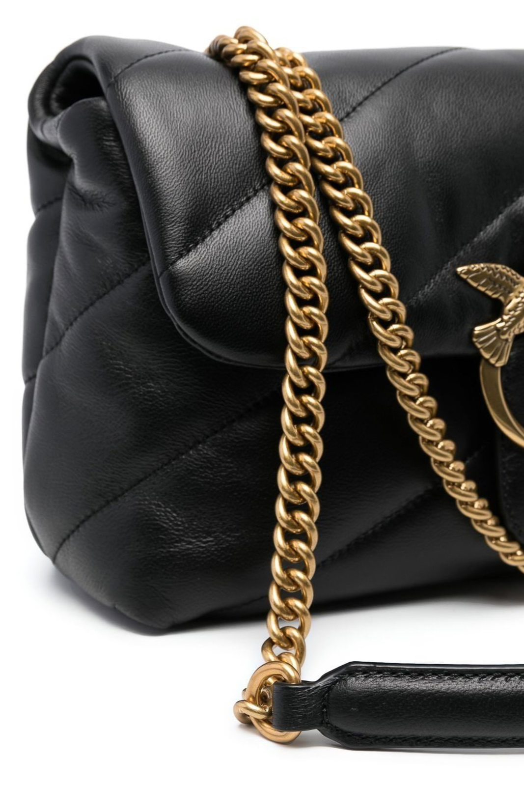 Pinko Love classic puff crossbody bag Black