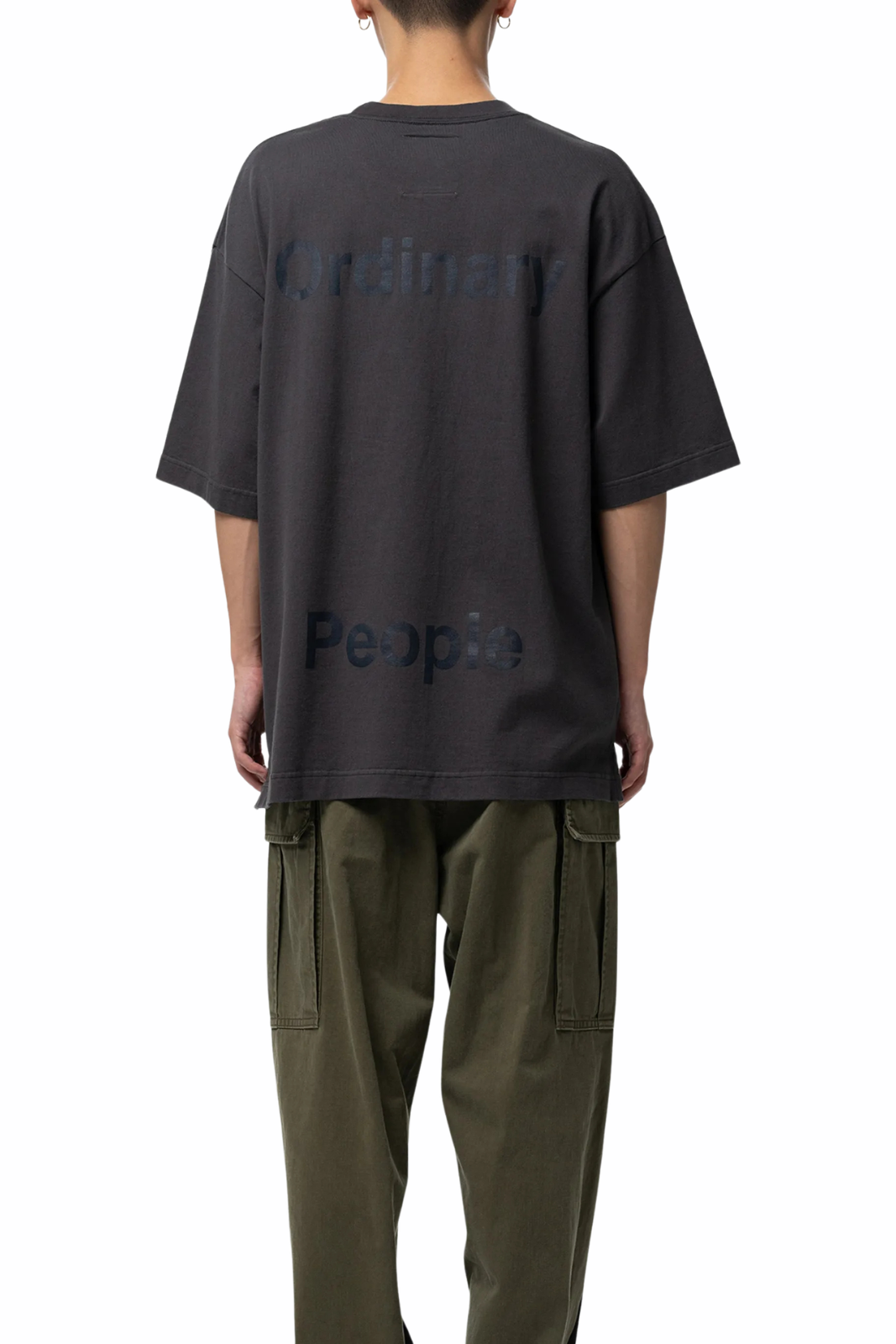 Maison Mihara Yasuhiro Don't Tag Me T-shirt Dark Grey