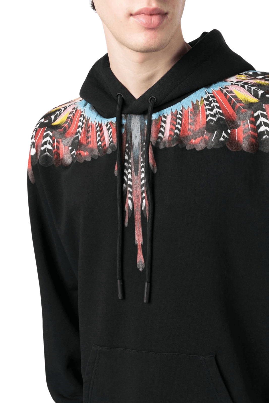 Marcelo Burlon County of Milan Grizzly Wings organic cotton hoodie for men