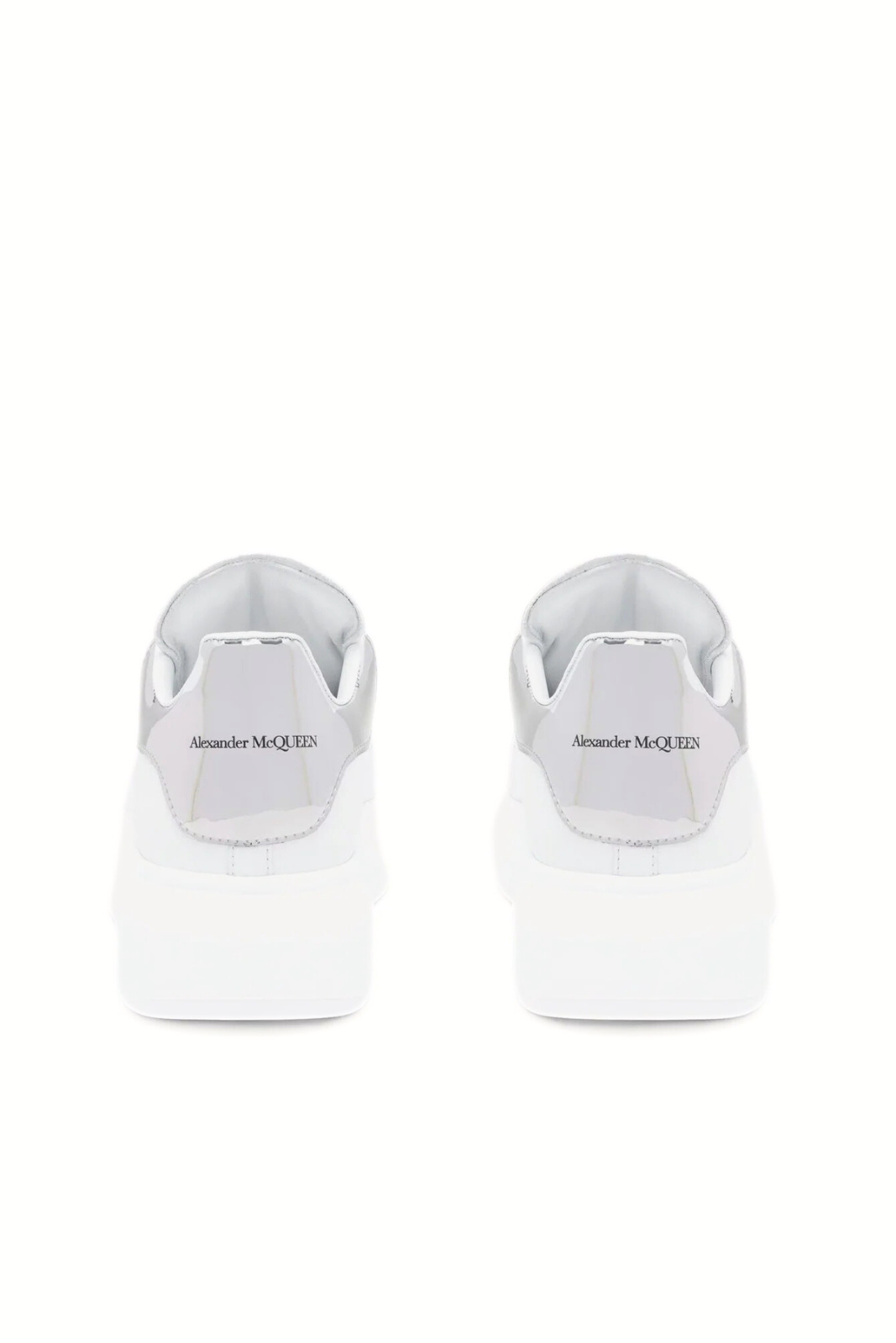 Alexander McQueen Oversized Sneaker White Mirror Low Top Sneakers