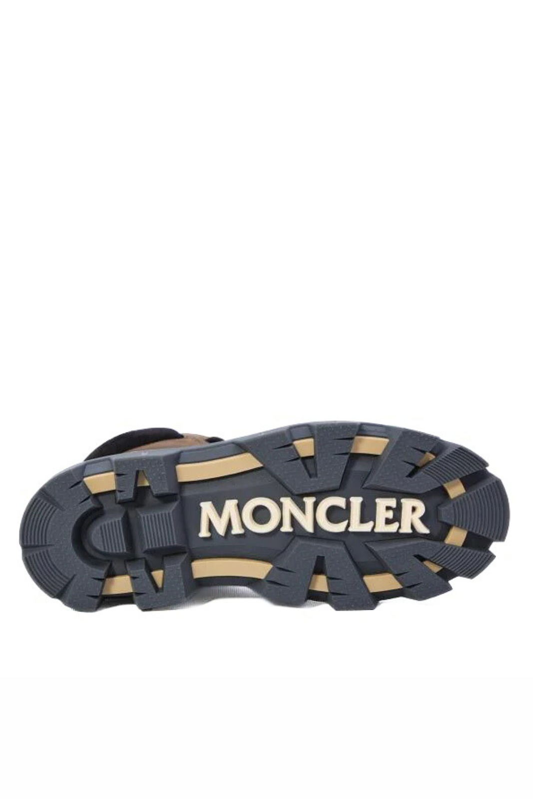 Moncler Peak City ankle boots dark brown and black