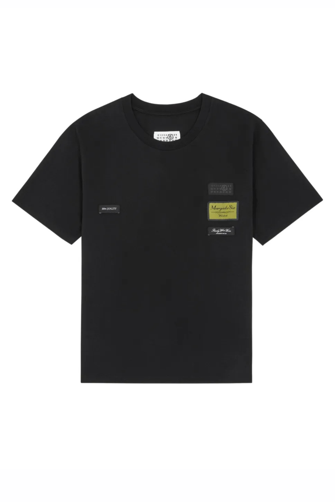 Черна унисекс тениска Ami Paris De Coeur