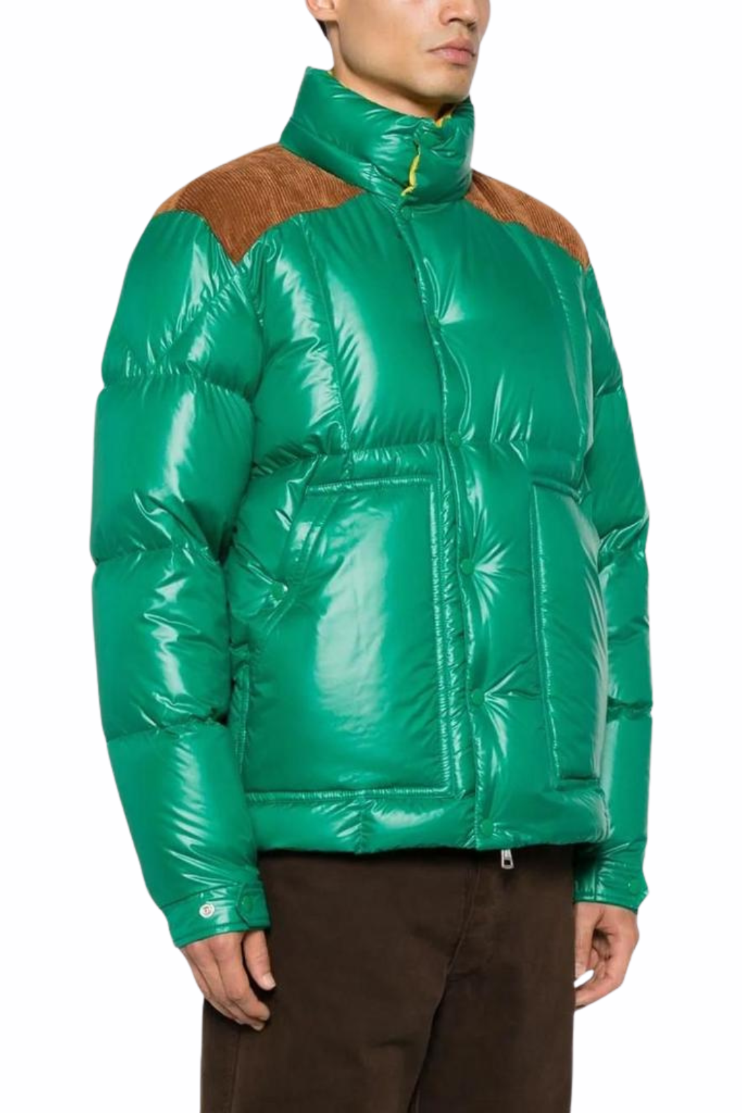 Яке с качулка Moncler Sassiere с детайли от лещи, черно