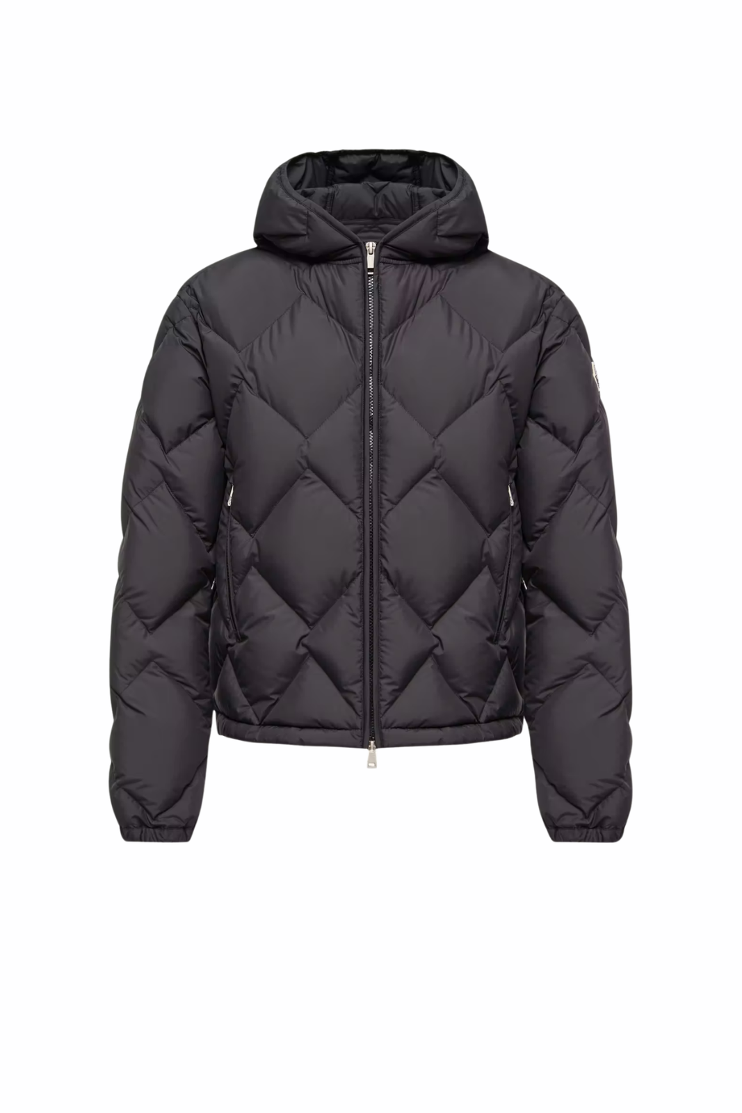 Пухено палто Moncler Torcon с меко лого