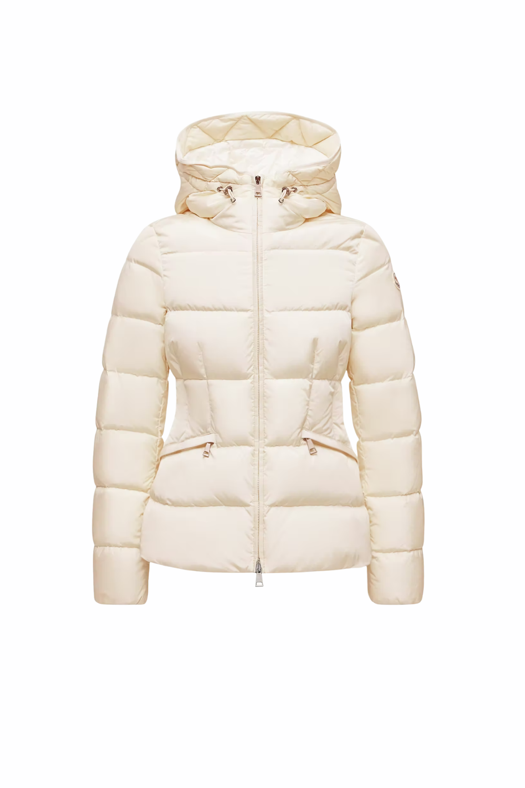 Пухено палто Moncler Torcon с меко лого