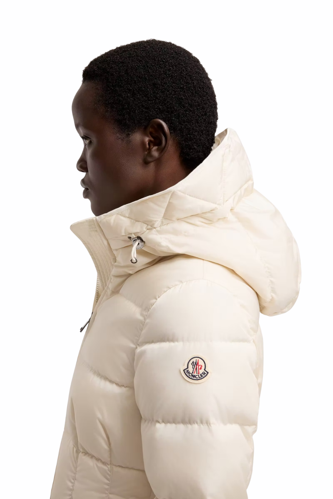 Пухено палто Moncler Torcon с меко лого
