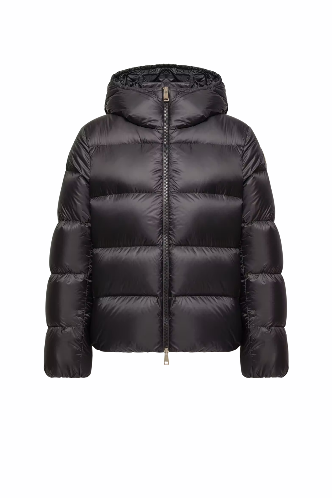 Пухено палто Moncler Torcon с меко лого