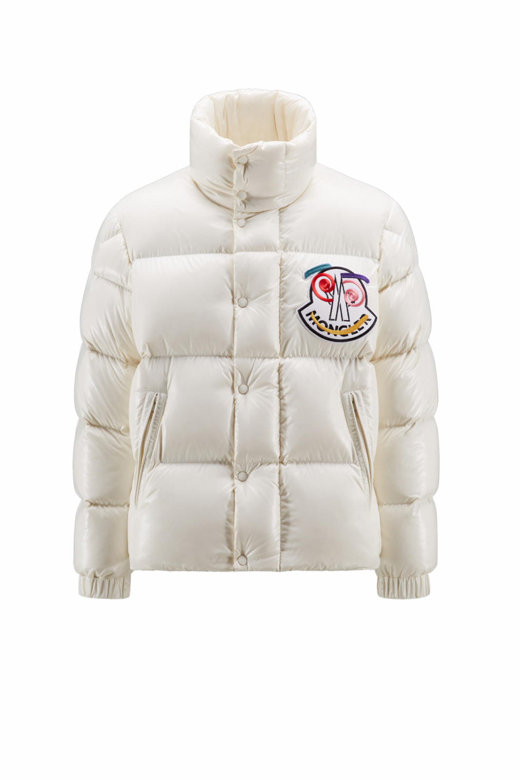 Яке с качулка Moncler Sassiere с детайли от лещи, черно